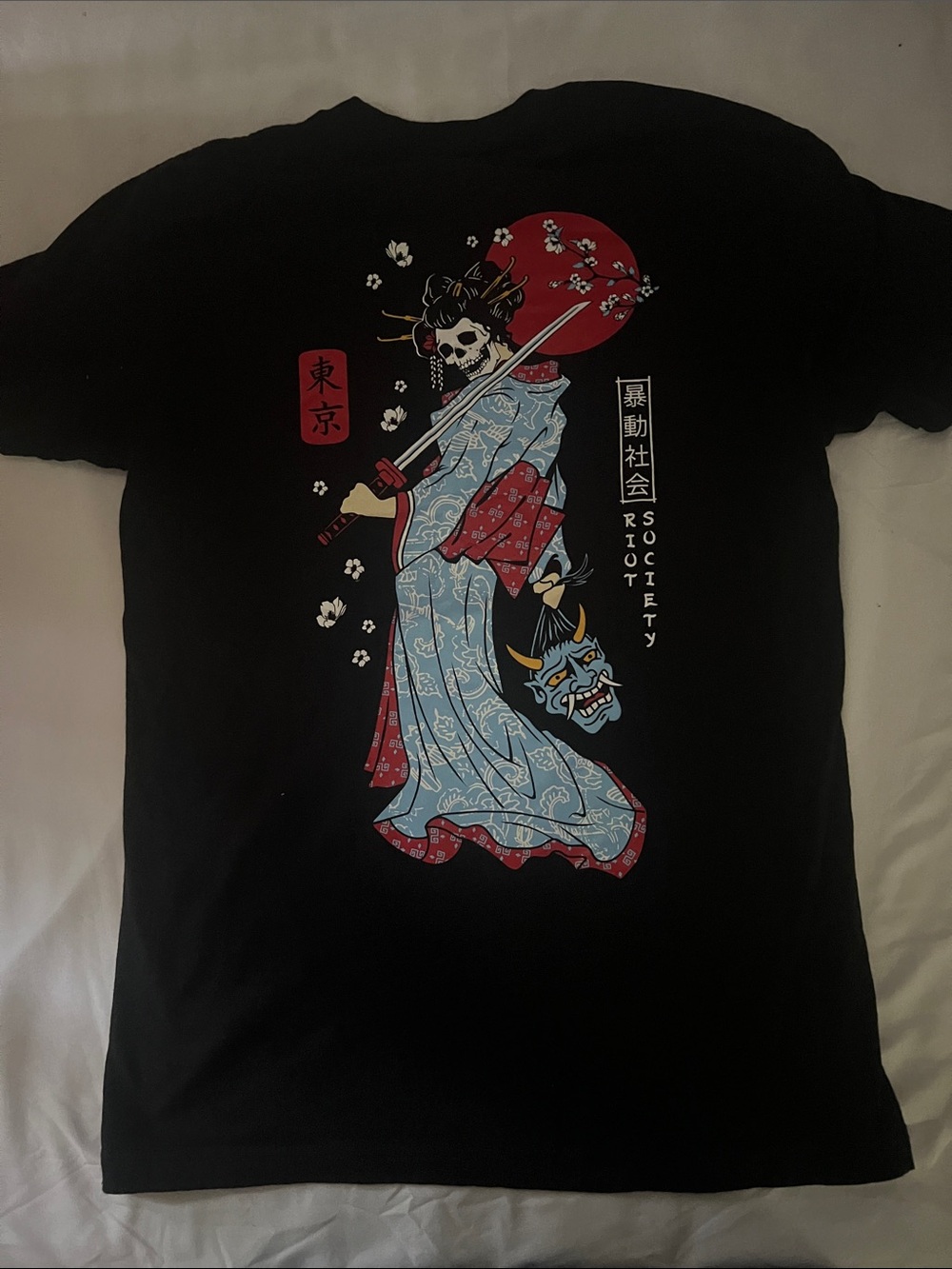 RIOT SOCIETY Tokyo Geisha graphic tee Graphic Short Sleeve Tee Size Small